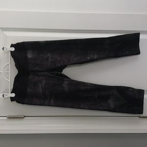 Lululemon Sequin Print MidRise Running Crops